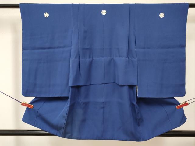 平和屋着物[]七五三　子供　男の子　祝着　瑠璃紺色　逸品　DABA3613ma