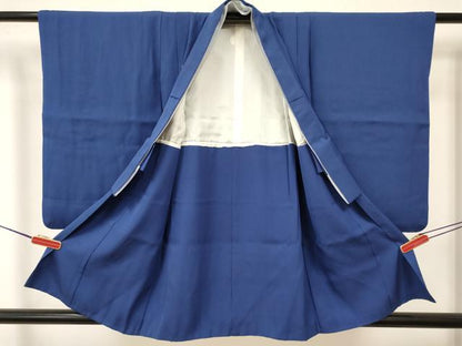 平和屋着物[]七五三　子供　男の子　祝着　瑠璃紺色　逸品　DABA3613ma