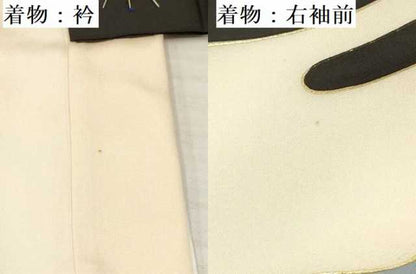 平和屋着物[]お宮参り　男の子　祝着　産着　初着　のしめ　駒刺繍　唐獅子　鈴花文　金彩　逸品　DABA3745ma