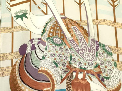 平和屋着物[]お宮参り　男の子　祝着　産着　初着　のしめ　兜　鼓矢羽花文　逸品　DABA3746ma