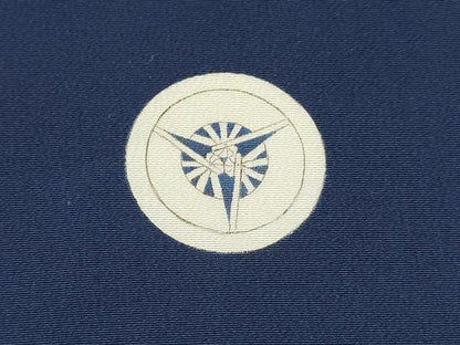 平和屋着物[]お宮参り　男の子　祝着　産着　初着　のしめ　駒刺繍　鷹　鷲　地紙御所車飛鶴松文　金銀彩　逸品　DABA3752ma