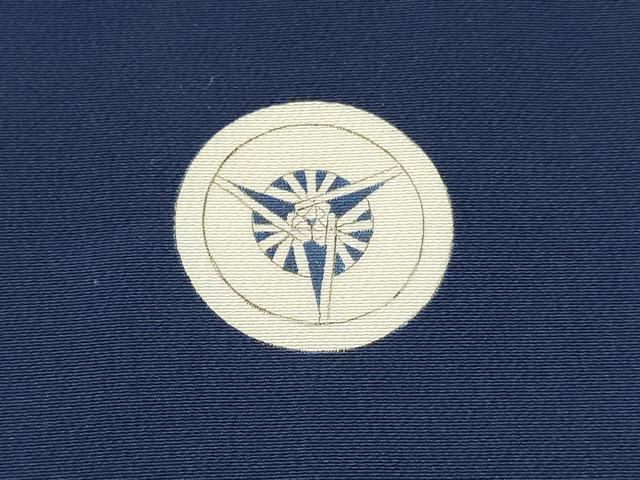 平和屋着物[]お宮参り　男の子　祝着　産着　初着　のしめ　駒刺繍　鷹　鷲　地紙御所車飛鶴松文　金銀彩　逸品　DABA3752ma