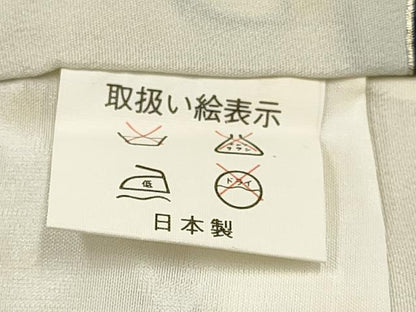 平和屋着物[]お宮参り　男の子　祝着　産着　初着　のしめ　駒刺繍　鷹　鷲　地紙御所車飛鶴松文　金銀彩　逸品　DABA3752ma
