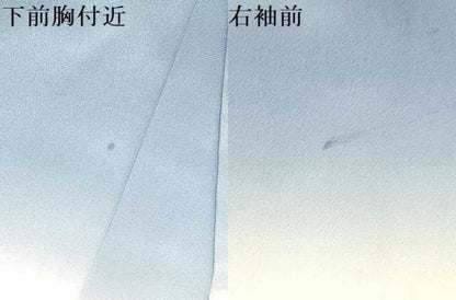 平和屋着物[]お宮参り　男の子　祝着　産着　初着　のしめ　飛鶴松文　暈し染め　金彩　逸品　DABA3754ma