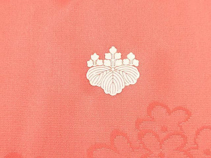 平和屋着物[]お宮参り　女の子　祝着　産着　初着　のしめ　駒刺繍　雲重ね鼓鞠花文　暈し染め　逸品　DABA3780ma