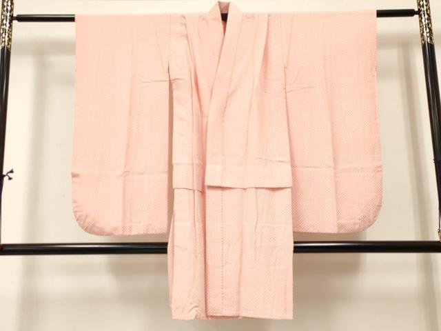 平和屋着物[]七五三　女の子　７歳　祝着　四つ身　長襦袢(無双仕立て)セット　友禅　花車　暈し染め　逸品　DABA3815ma
