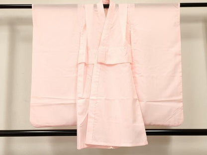平和屋着物[]七五三　女の子　３歳　祝着　三つ身　長襦袢(単衣)セット　折り鶴　糸車飛鶴花文　金彩　逸品　DABA3818ma