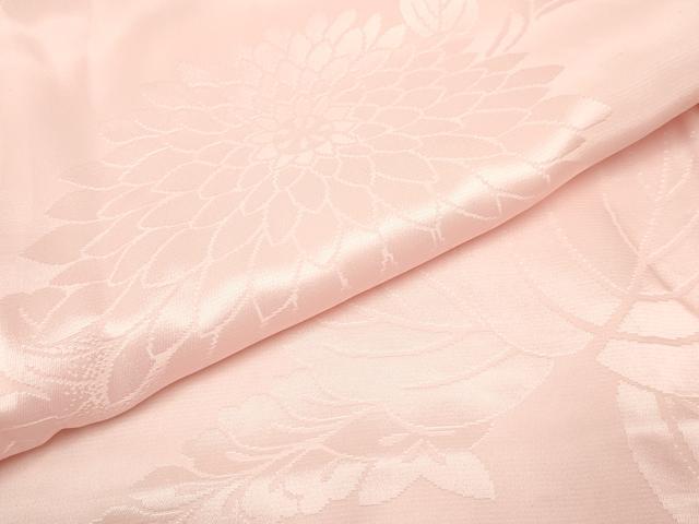 平和屋着物[]子供　女の子　長襦袢　袷　菊桐地紋　虹色　半衿刺繍　洗える着物　DABA3835ma