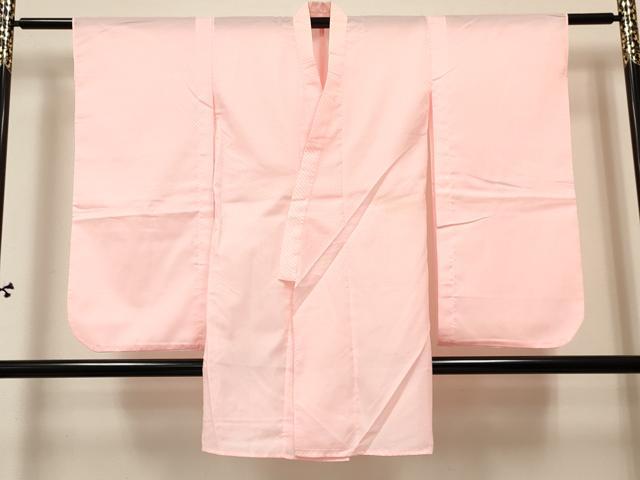平和屋着物[]七五三　女の子　７歳　祝着　四つ身　長襦袢(単衣)セット　鼓花文　暈し染め　金銀彩　逸品　DABA3849ma