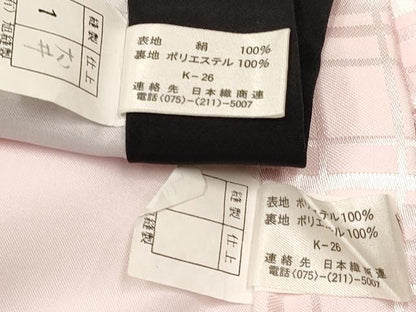 平和屋着物[]七五三　女の子　３歳　祝着　三つ身　長襦袢(袷・半衿刺繍)セット　駒刺繍　鈴花文　金彩　逸品　DABA3854ma
