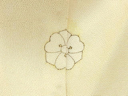 平和屋着物[]七五三　女の子　７歳　祝着　四つ身　友禅　孔雀花文　逸品　DABA3870ma