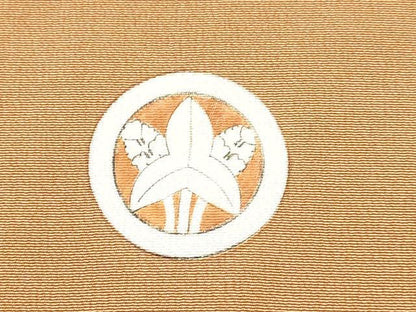 平和屋着物[]七五三　男の子　子供　祝着　エ霞風景文　暈し染め　金銀彩　逸品　DABA3899ma