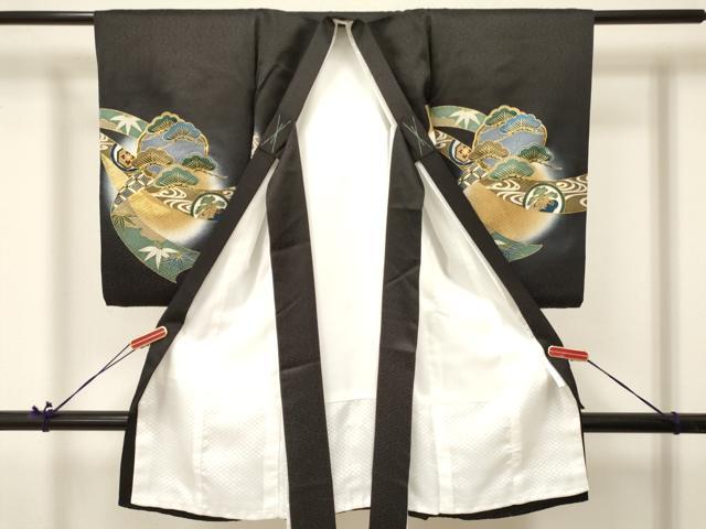 平和屋着物[]お宮参り　男の子　祝着　産着　初着　のしめ　刺繍　鷹　鷲　龍　兜　熨斗吉祥文　暈し染め　金彩　逸品　DABA3910ma
