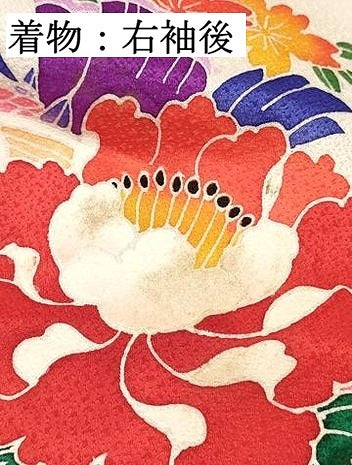 平和屋着物[]お宮参り　女の子　祝着　産着　初着　のしめ　絞り　束ね熨斗鴛鴦花文　逸品　DABA3912ma