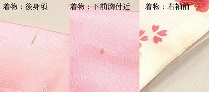 平和屋着物[]お宮参り　女の子　祝着　産着　初着　のしめ　刺繍　折り鶴　鞠花文　金彩　逸品　DABA3915ma