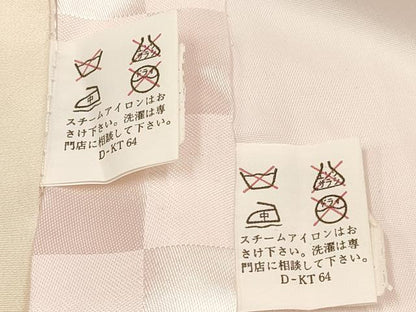 平和屋着物[]七五三　女の子　３歳　祝着　三つ身　長襦袢(袷)セット　糸車　御所車飛鶴花文　暈し染め　金銀彩　逸品　DABA3954ma