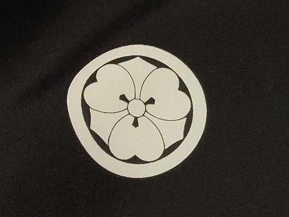 平和屋着物[]七五三　男の子　祝着・長襦袢(袷)セット　駒刺繍　鷹　鷲　風景立波松文　金彩　逸品　DABA3956ma