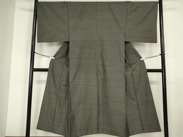 平和屋着物●男性 本場大島紬 アンサンブル 長襦袢(単衣) 100亀甲 総詰め 福山ナスミ作 証紙付き 正絹 逸品 DABA4016az