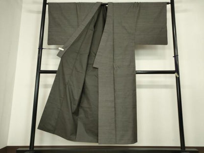 平和屋着物●男性 本場大島紬 アンサンブル 長襦袢(単衣) 100亀甲 総詰め 福山ナスミ作 証紙付き 正絹 逸品 DABA4016az