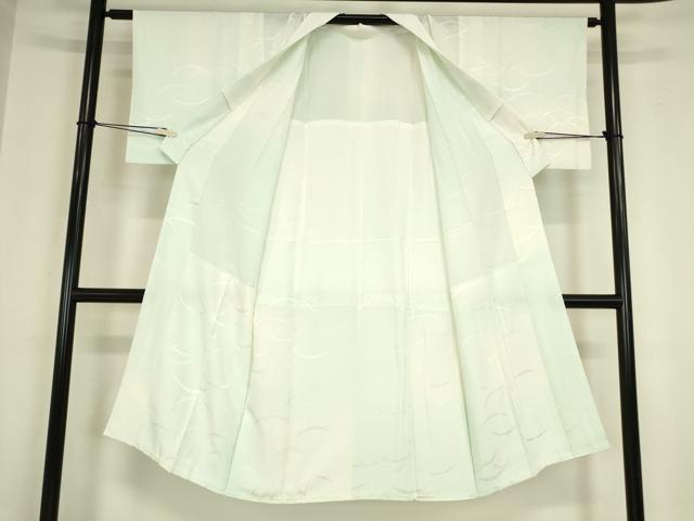 平和屋着物●長襦袢　無双仕立て　雪芝地紋　暈し染め　正絹　逸品　DABA4088az
