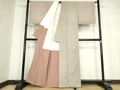 平和屋着物●都喜ヱ門 本場大島紬 利休趣 霞文 藤絹織物謹製 証紙付き 正絹 逸品 未使用 DABA4110az