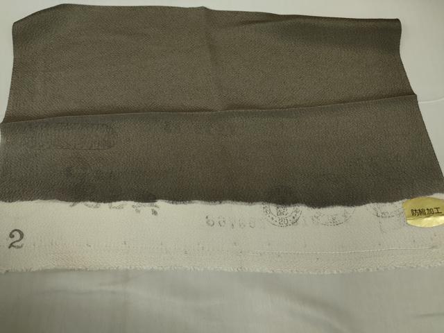 平和屋着物●訪問着 総刺繍 零れ松葉 金糸 鬼しぼ縮緬 反端付き 正絹 逸品 DABA4111az