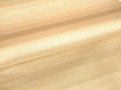 平和屋着物▼全通柄袋帯　大内錦　七宝文　金糸　正絹　逸品　DABA4299az