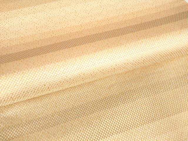 平和屋着物▼全通柄袋帯　大内錦　七宝文　金糸　正絹　逸品　DABA4299az