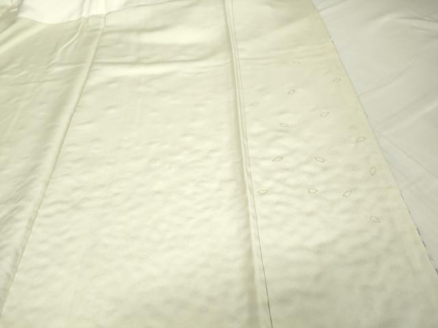 平和屋着物●訪問着　総刺繍　舞桜文　金糸　正絹　逸品　DABA4415az