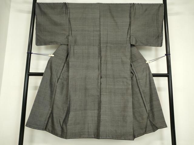 平和屋着物●男性 本場大島紬 80亀甲 総詰め 正絹 逸品 DABA4420az