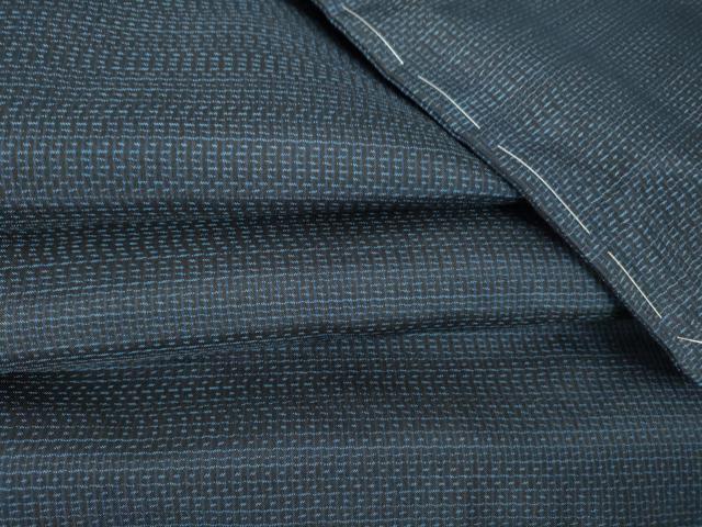 平和屋着物●男性 本場大島紬 絣文 正絹 逸品 未使用 DABA4426az