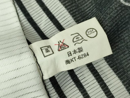 平和屋着物＊夏物 小紋 絽 詩歌間道 黒地 洗える着物 DABA4477az