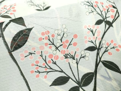 平和屋着物＊夏物 訪問着 絽 枝花文 暈し染め 洗える着物 DABA4482az