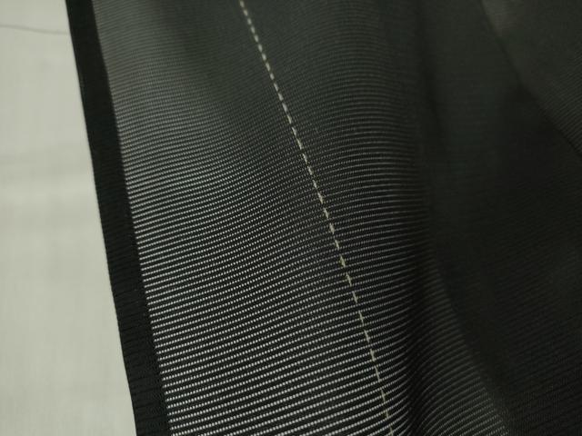 平和屋着物＊夏物 小紋 絽 風鈴 黒地 洗える着物 DABA4499az