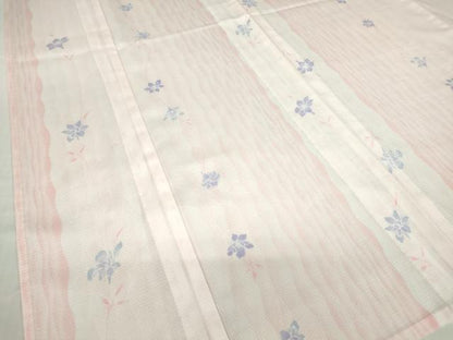 平和屋着物＊夏物 小紋 絽 花間道 洗える着物 DABA4507az