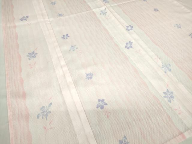 平和屋着物＊夏物 小紋 絽 花間道 洗える着物 DABA4507az