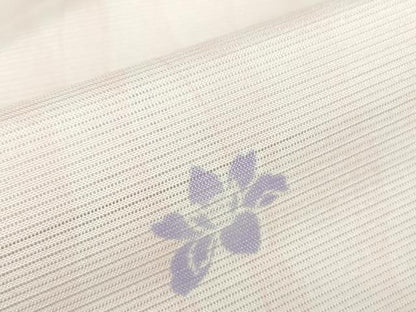 平和屋着物＊夏物 小紋 絽 花間道 洗える着物 DABA4507az