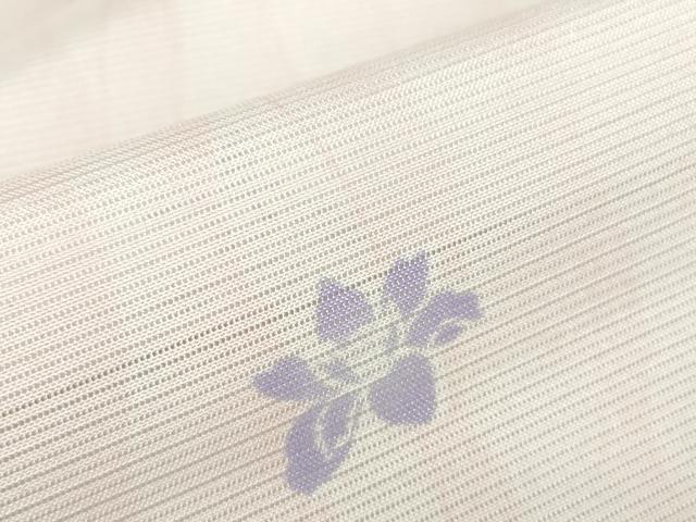 平和屋着物＊夏物 小紋 絽 花間道 洗える着物 DABA4507az