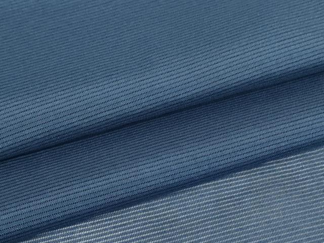 平和屋着物＊夏物 色無地 絽 留紺色 正絹 逸品 DABA4520az