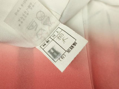 平和屋着物●豪華振袖 舞桜文 黒地 金彩 正絹 逸品 DABA4580az