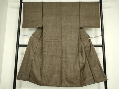 平和屋着物●男性 男柄の最高峰 西郷柄 西郷絣 本場大島紬 正絹 逸品 DABA4591az