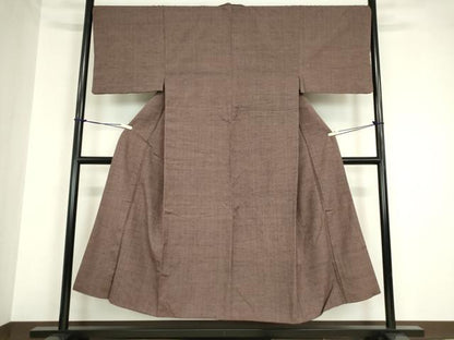 平和屋着物●男性 紬 霞文 正絹 逸品 DABA4594az