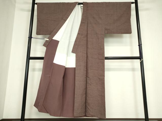 平和屋着物●男性 紬 霞文 正絹 逸品 DABA4594az