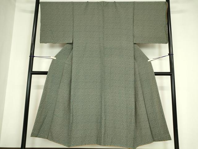 平和屋着物●男性 江戸小紋 南天文 正絹 逸品 未使用 DABA4599az