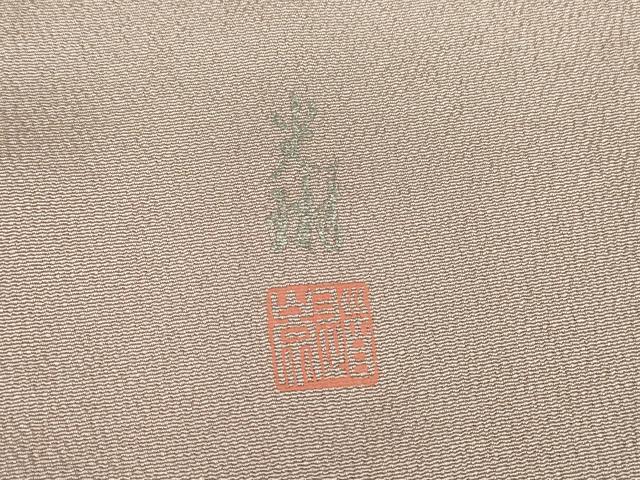 平和屋着物●松尾光琳 訪問着 銀花 銀彩 やまと誂製 正絹 逸品 未使用 DABA4657az
