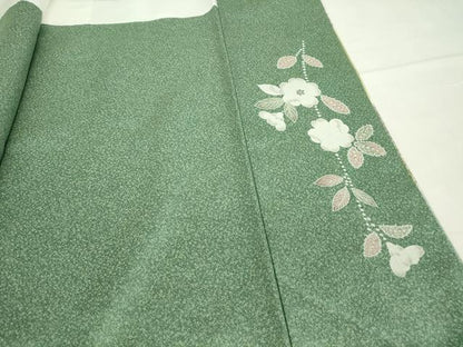 平和屋着物●訪問着 花文箱 辻が花 金彩 正絹 逸品 DABA4663az