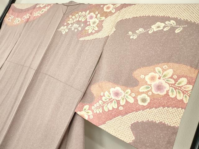 平和屋着物●訪問着 絞り 辻が花 金彩 正絹 逸品 未使用 DABA4665az