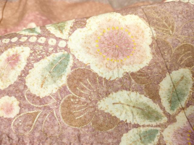 平和屋着物●訪問着 絞り 辻が花 金彩 正絹 逸品 未使用 DABA4665az