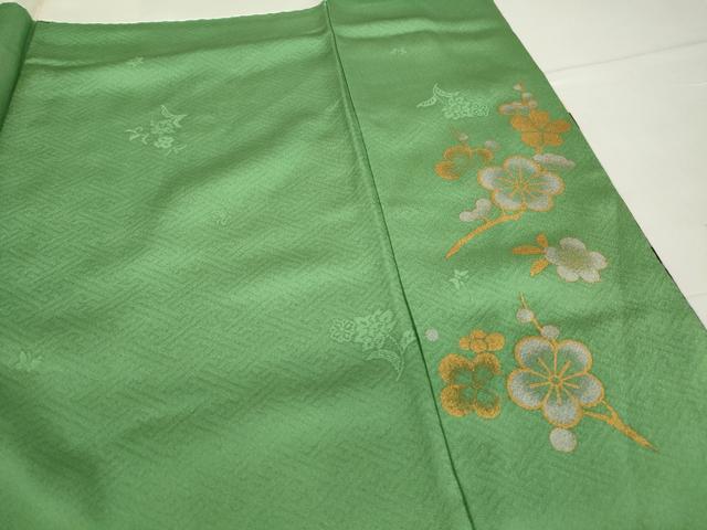 平和屋着物●豪華振袖 刺繍 舞蝶花文 金糸 正絹 逸品 DABA4666az