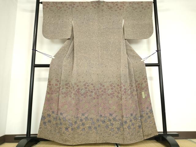 平和屋着物●訪問着 比呂巳 花尽くし 鬼しぼ縮緬 正絹 逸品 DABA4709az